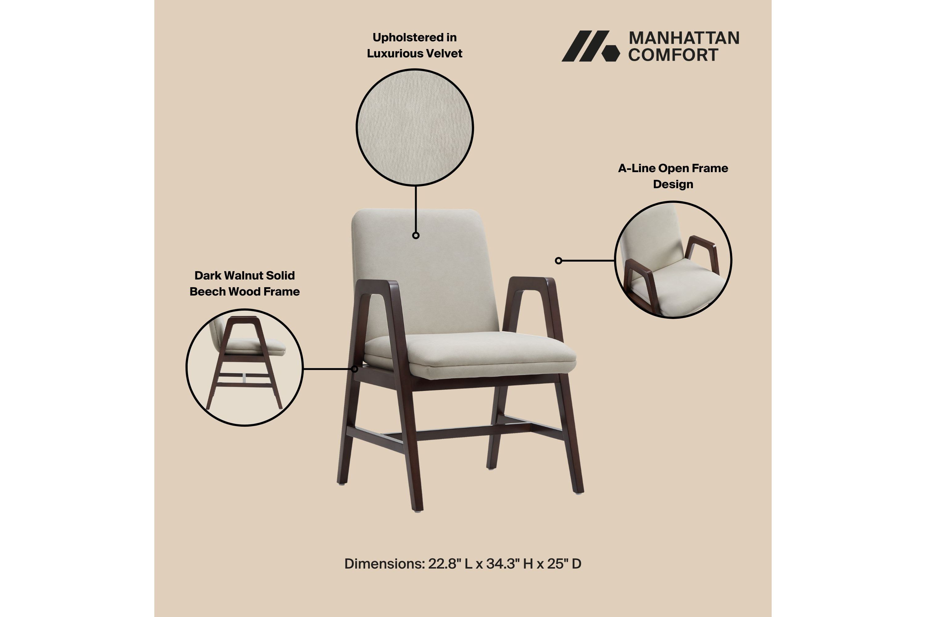 Stella Dining Armchair - Set of 2