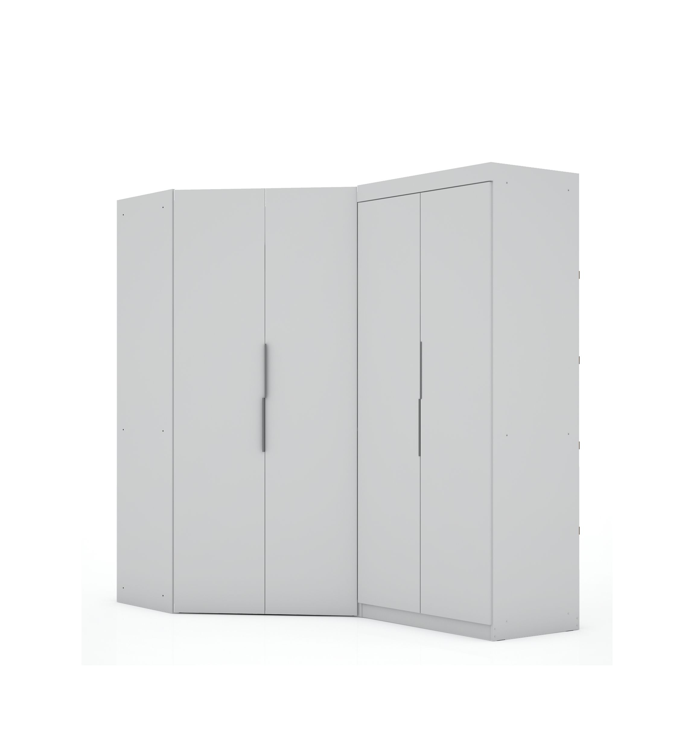 Mulberry 3.0 Sectional Corner Wardrobe Closet - Set of 2 in Tatiana Midnight Blue