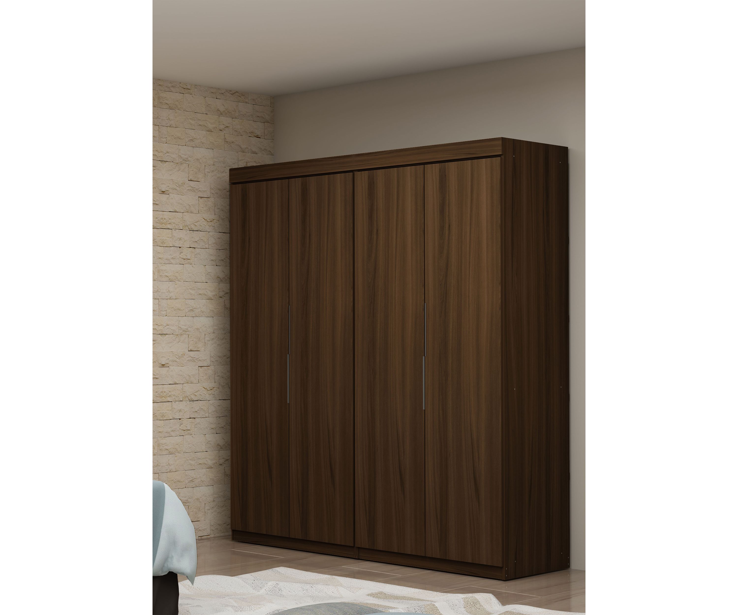 Mulberry 2.0 Wardrobe Closet - Set of 2 in Brown