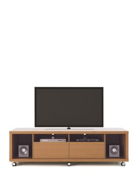 Manhattan Comfort Cabrini TV Stand 1.8 in Black Gloss and Black Matte -  7898594057936