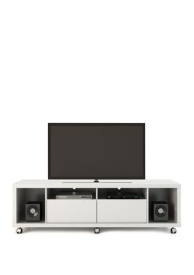 Manhattan Comfort Cabrini TV Stand 1.8 in Black Gloss and Black Matte -  920083611715588