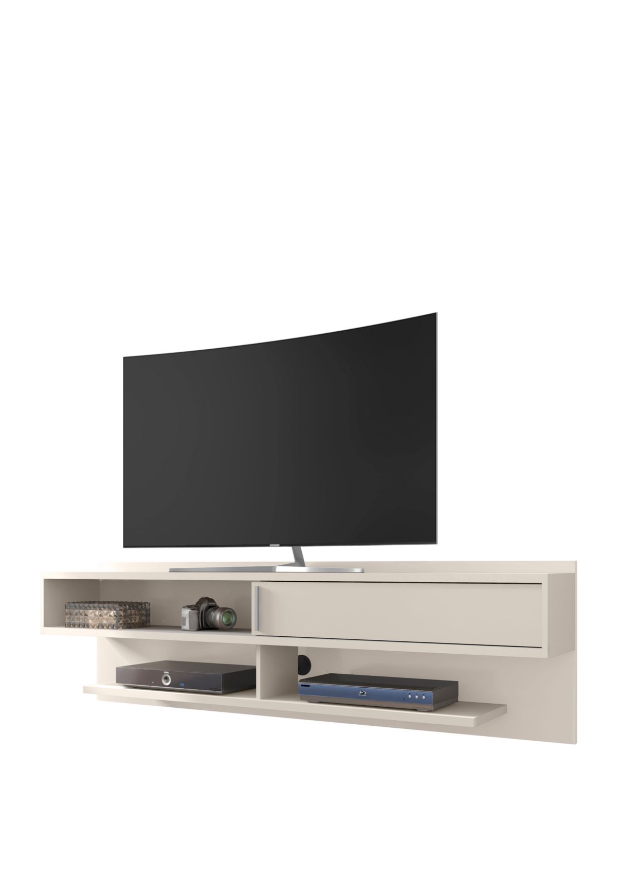 Astor 70.86" Floating Entertainment Center in Off White