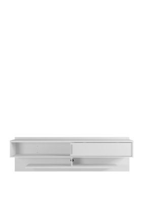 Manhattan Comfort Astor 70.86" Floating Entertainment Center in White