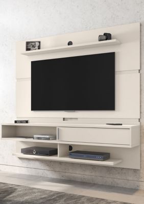 Astor 70.86" Floating Entertainment Wall Unit in Off White
