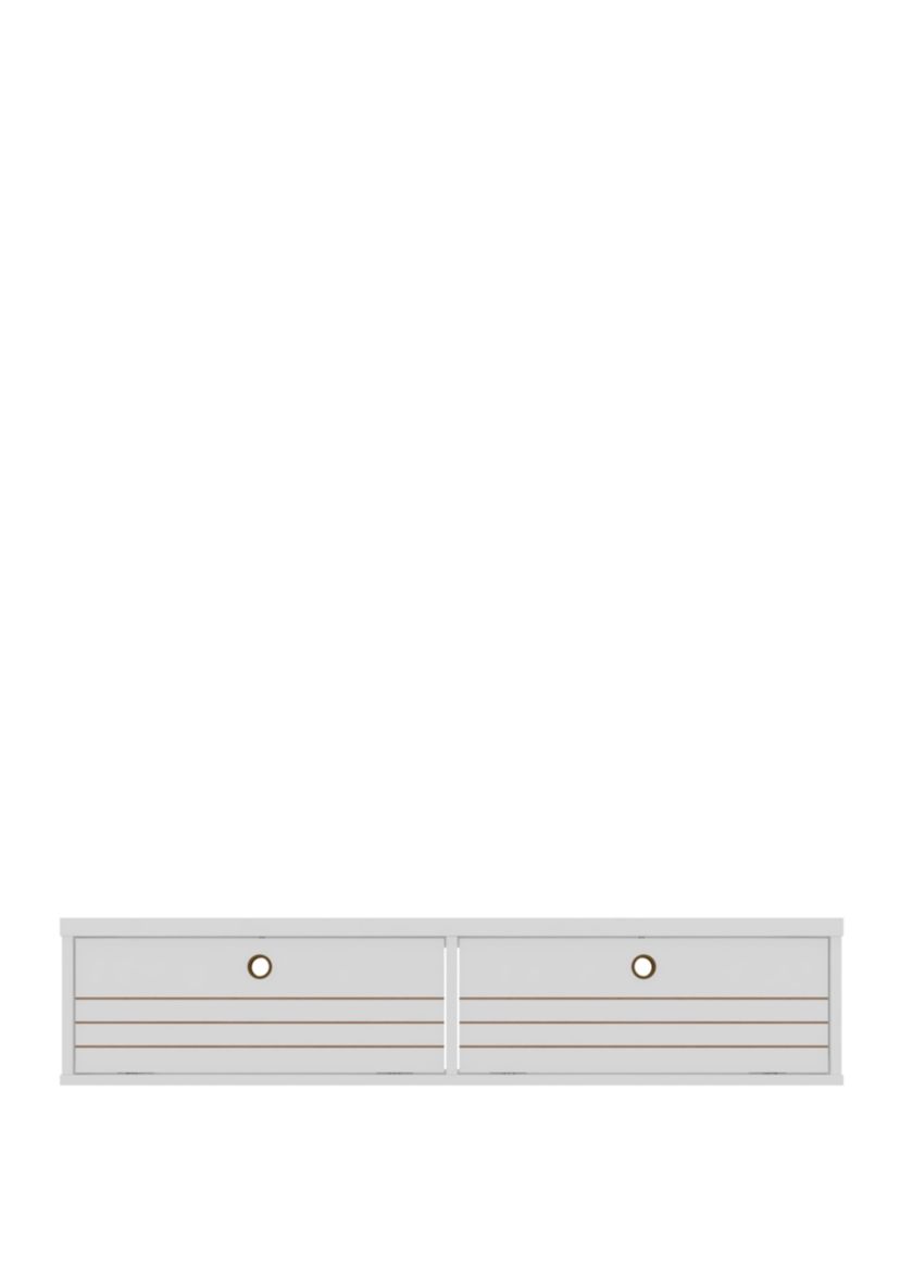 Liberty 42.28" Floating Office Desk in White