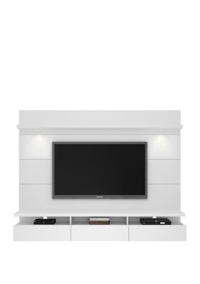 Manhattan Comfort Cabrini 2.2 Floating Wall Theater Entertainment Center In Maple Cream And Off White -  7898357114173