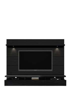 Manhattan Comfort Cabrini 2.2 Floating Wall Theater Entertainment Center In Maple Cream And Off White, Black -  7898357114180