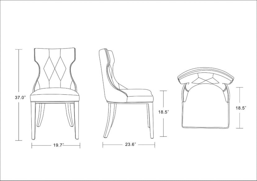 Reine Dining Chair - Set of 4