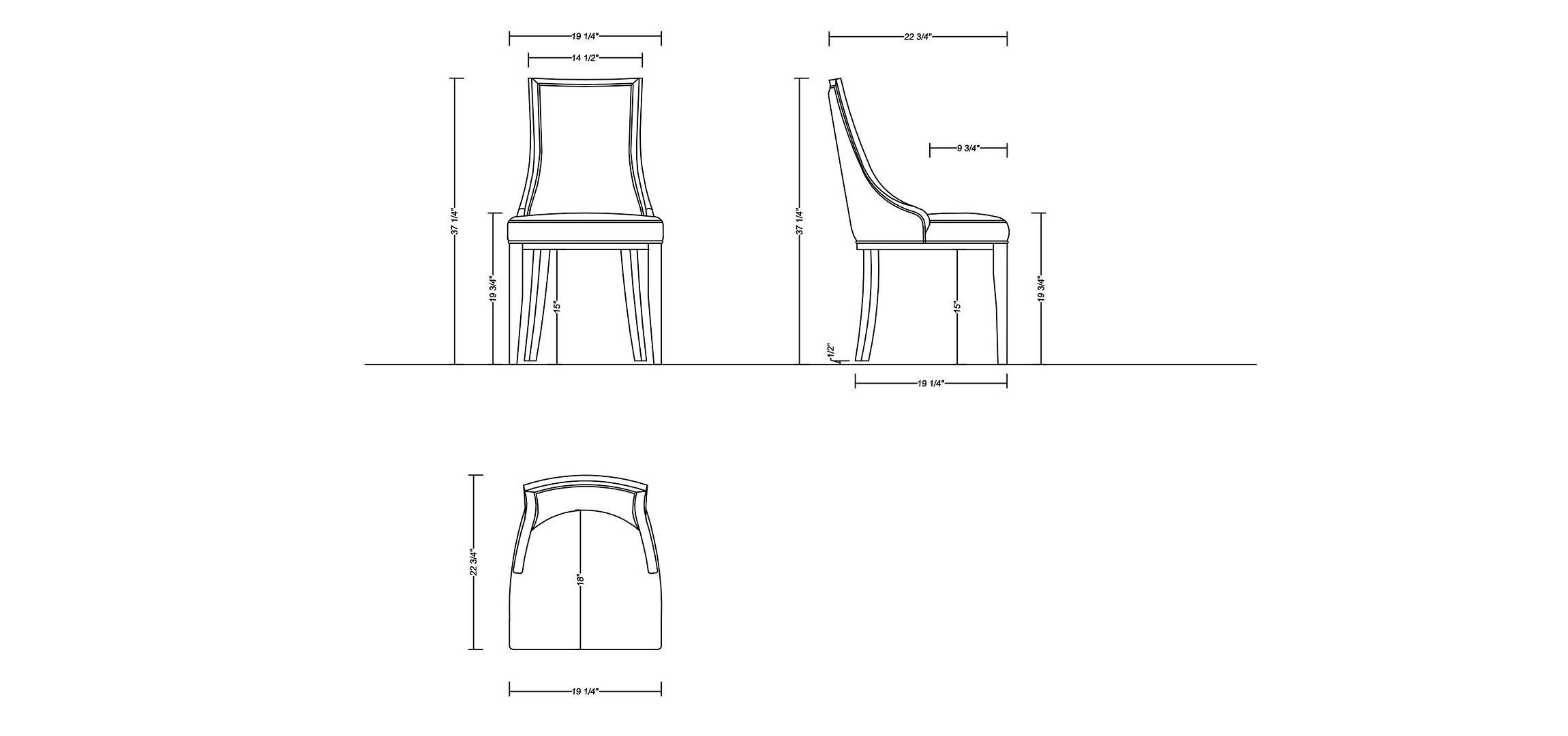 Grand Dining Chairs - Set of 4