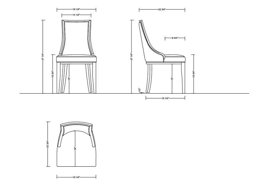 Grand Dining Chairs - Set of 4