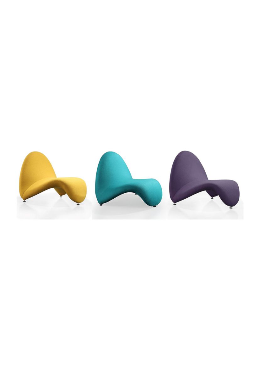 MoMa Multi Colored Accent Chair -Set of 3