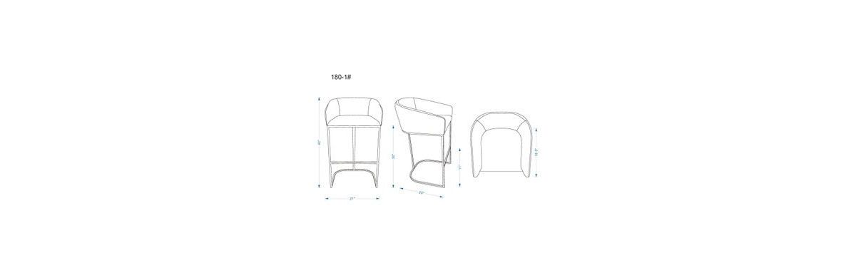 Louvre Barstool -Set of 3