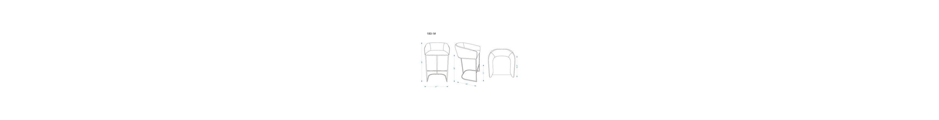 Louvre Barstool -Set of 3