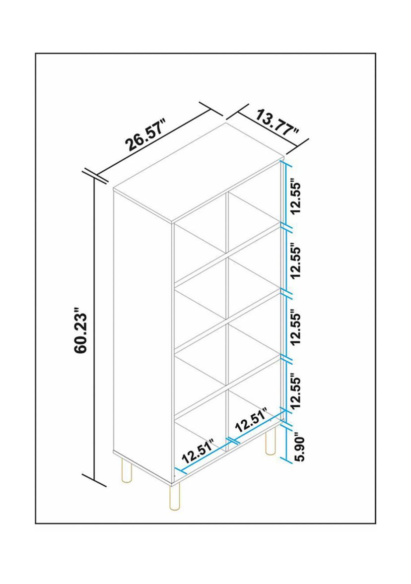 Essex 60.23 Double Bookcase