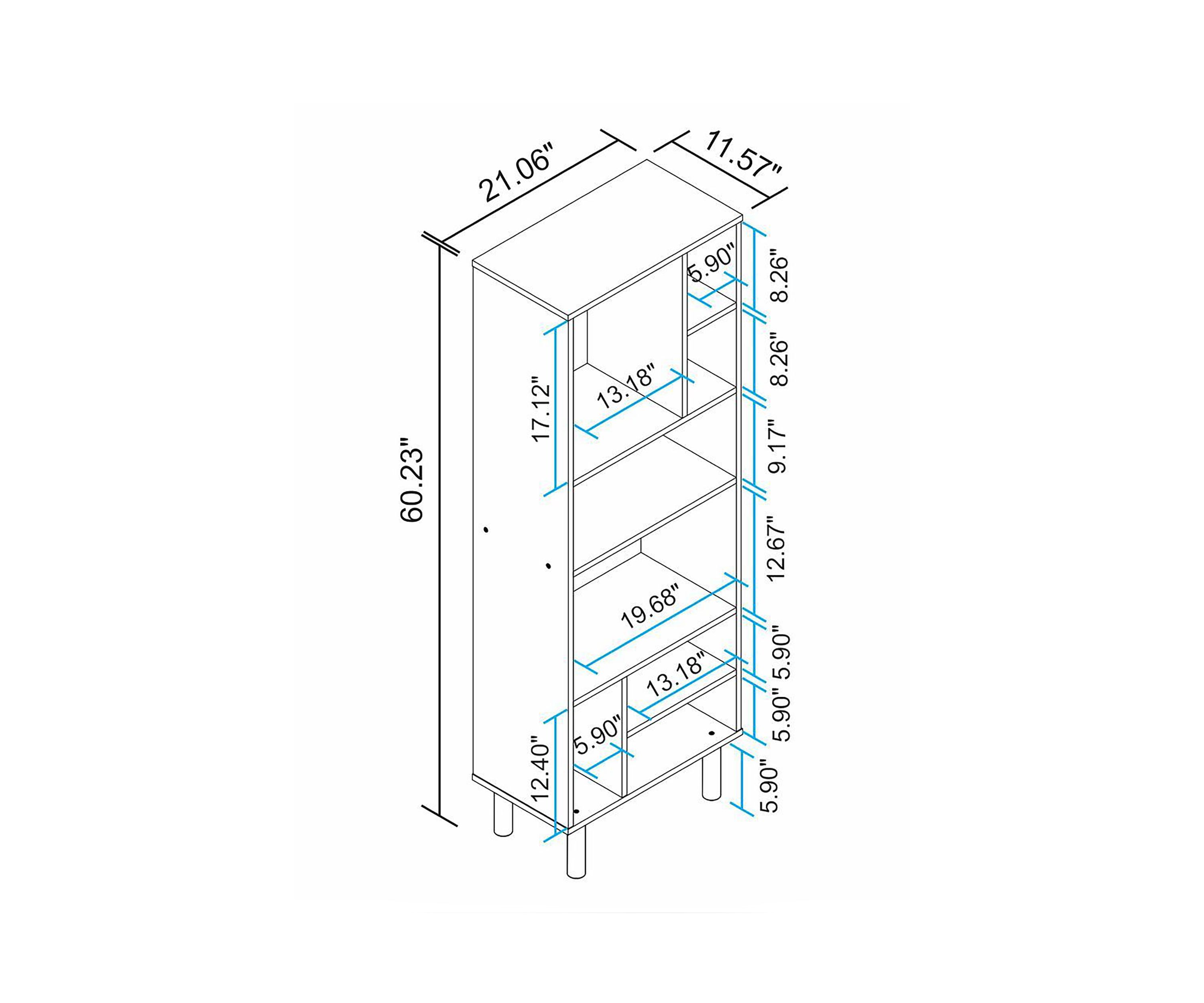 Essex 60.23 Décor Bookcase
