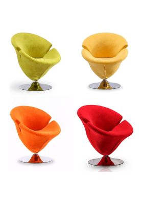 Tulip Swivel Accent Chair (Set of 4)