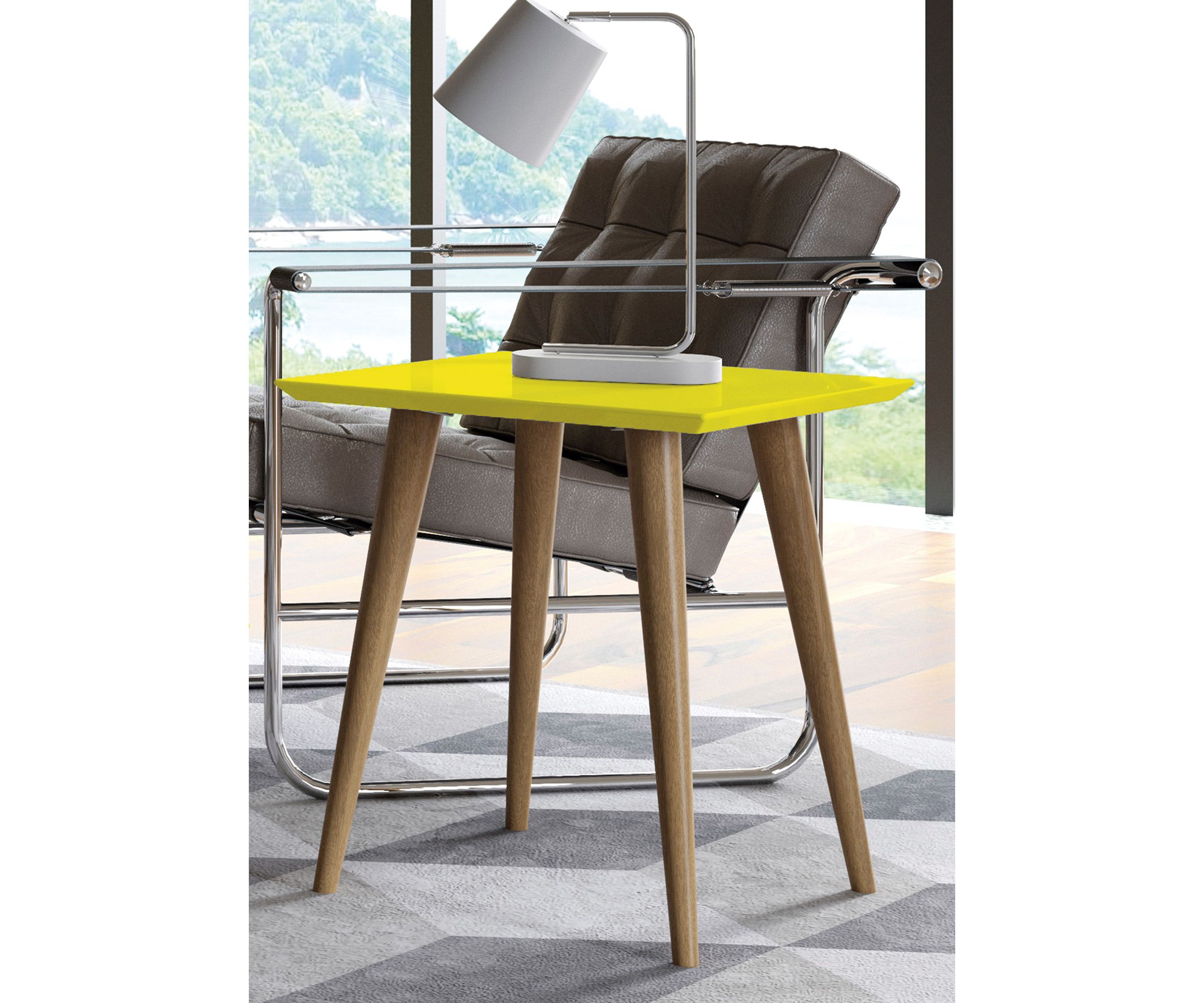19.68 Inch Utopia High Square End Table