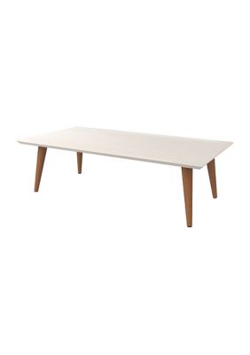 Manhattan Comfort 11.81" Utopia High Rectangle Coffee Table, White
