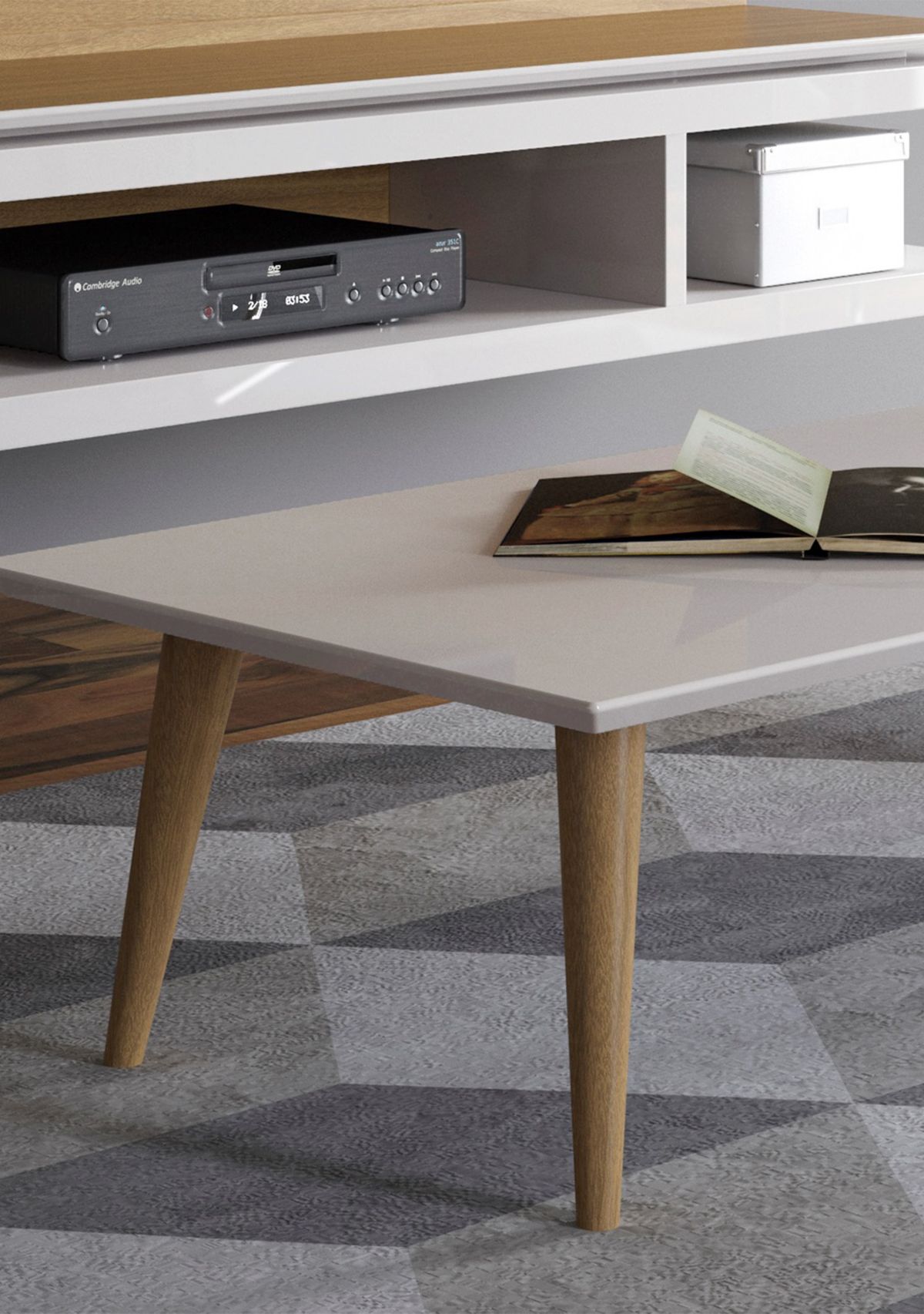 11.81 Inch Utopia High Rectangle Coffee Table