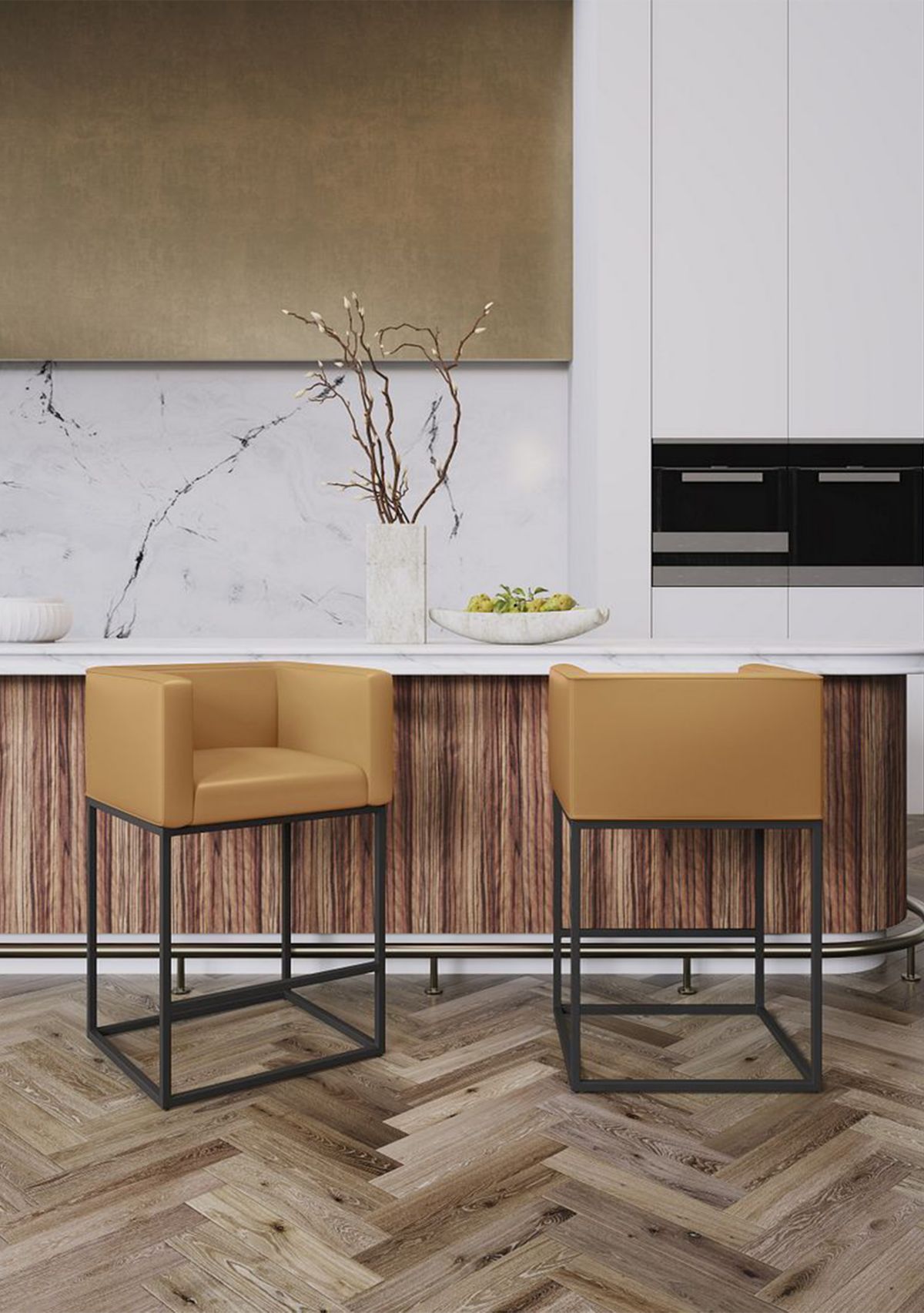 Manhattan Comfort Embassy Counter Stool | Belk