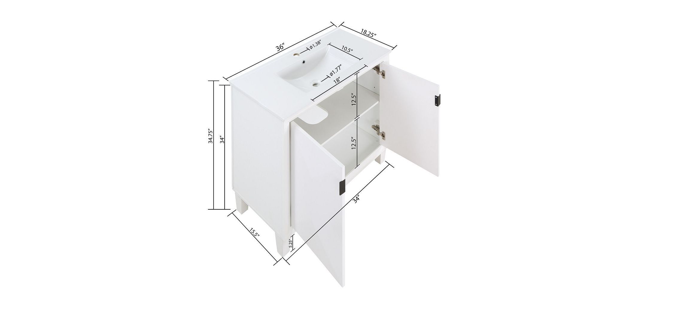 Hyde 36 Vanity Sink