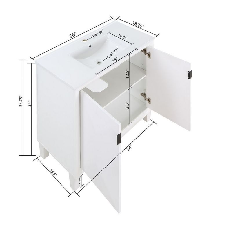 Hyde 36 Vanity Sink