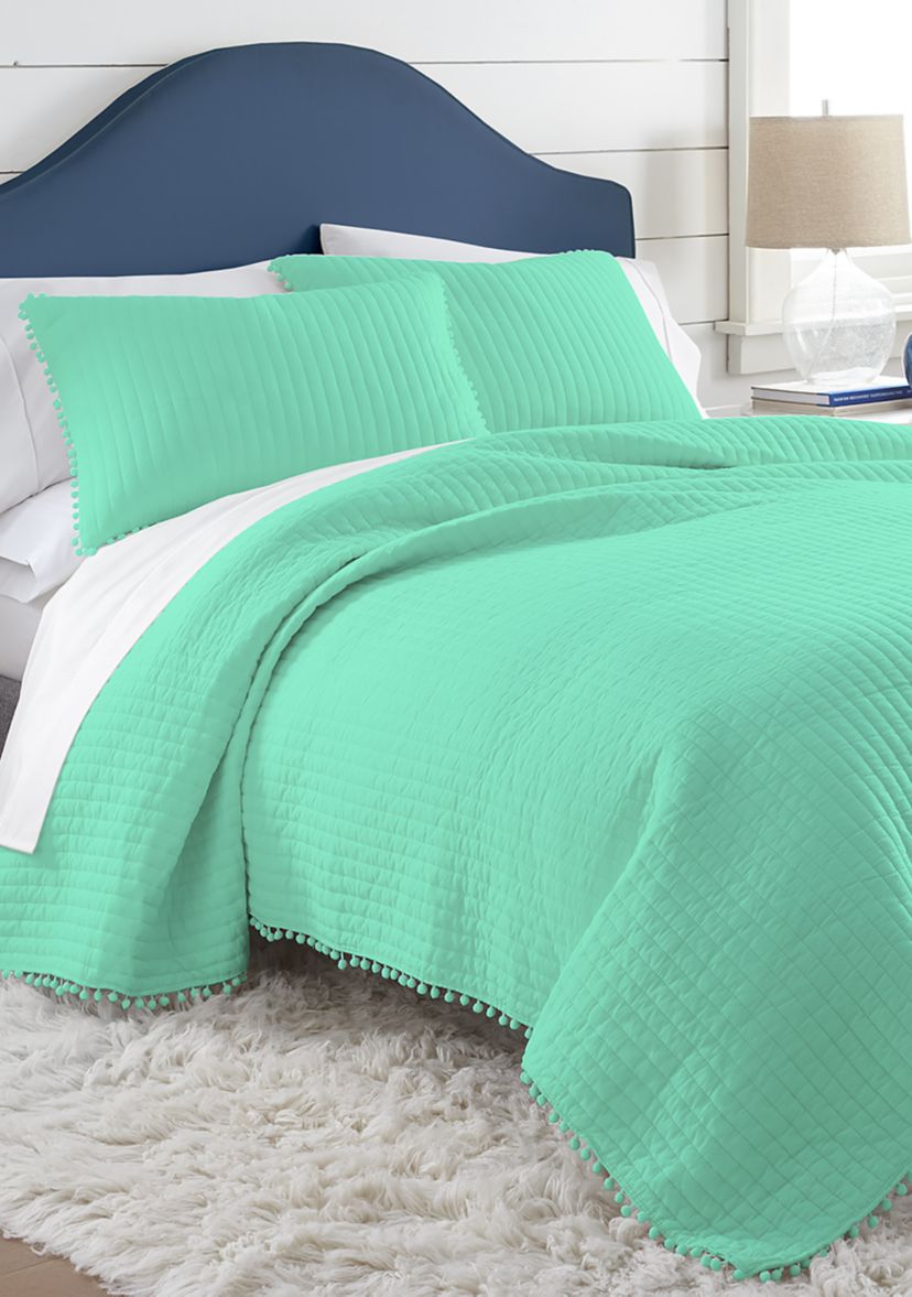 Pom Pom Quilt Set