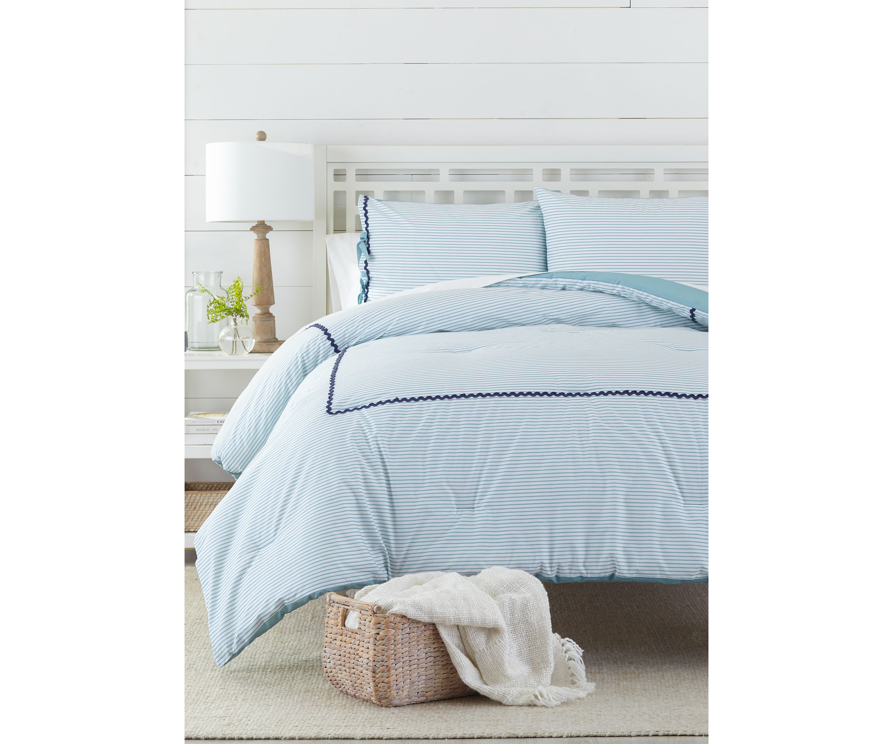 York Stripe Comforter Set 