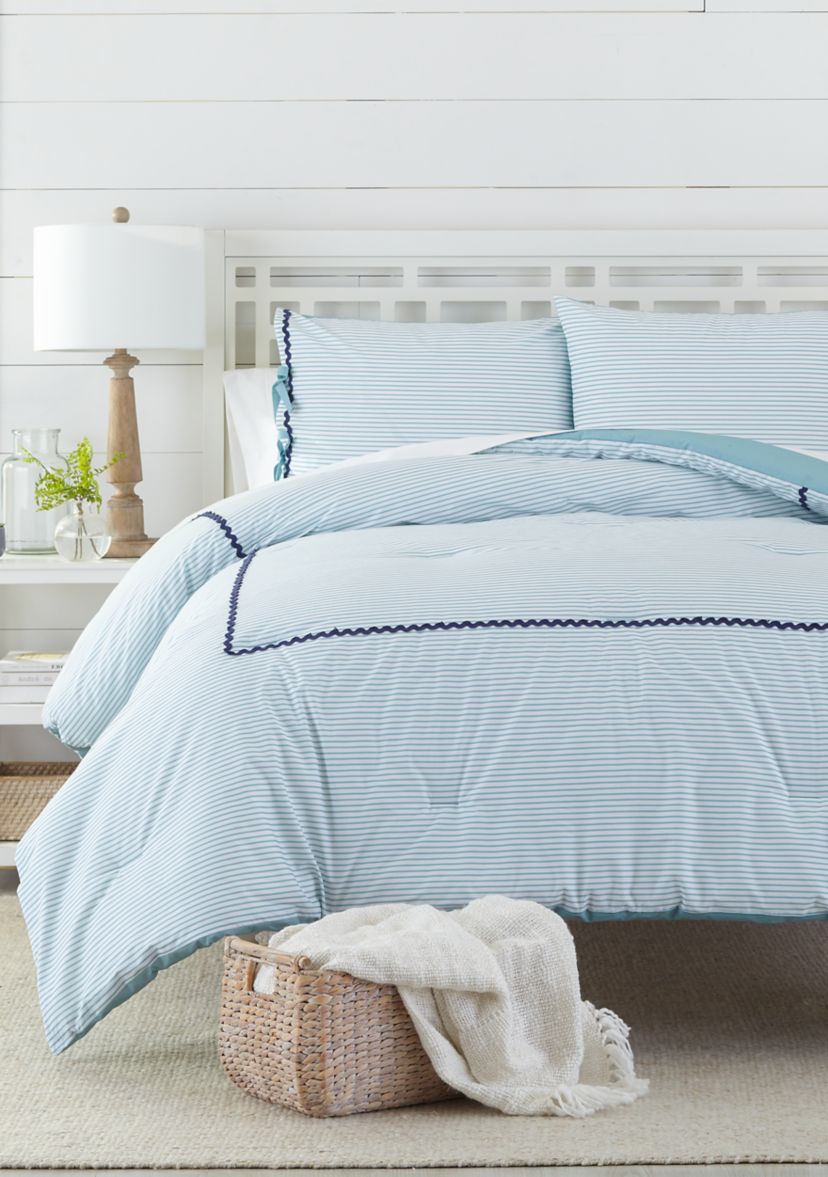 York Stripe Comforter Set 