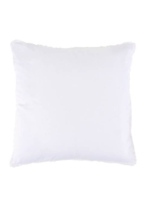 Crown & Ivy™ White Tufted Pillow