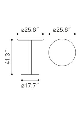 Bergen Bar Table