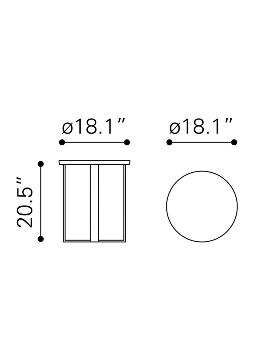 Atlas End Table
