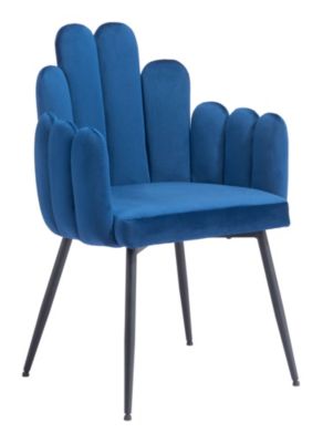 Zuo Modern Noosa Dining Chair (Set of 2) Navy Blue