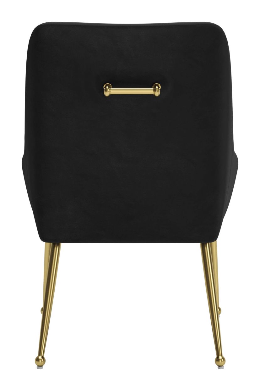 Maxine Dining Chair Black & Gold