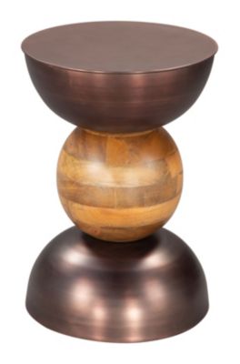 Zuo Modern Tripoli Side Table Bronze