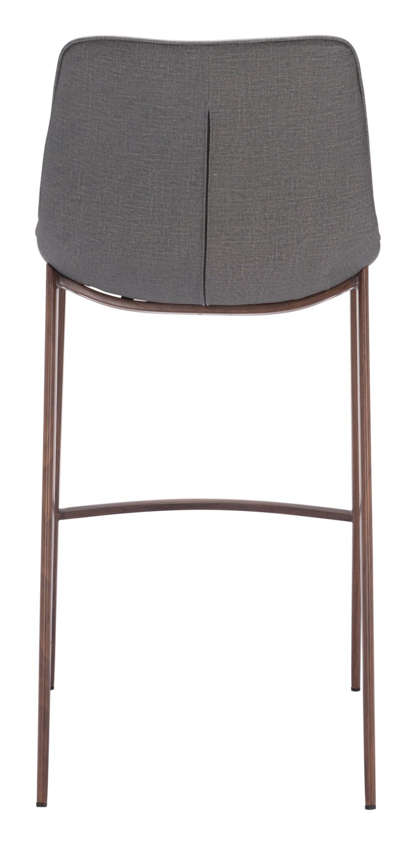 Magnus Barstool (Set of 2) Slate Gray & Walnut