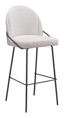 Zuo Modern Jambi Barstool (Set of 2) Ivory