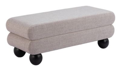Zuo Modern Davao Bench Gray