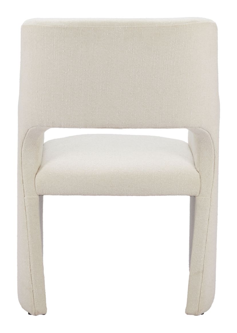 Minet Dining Chair Linen White