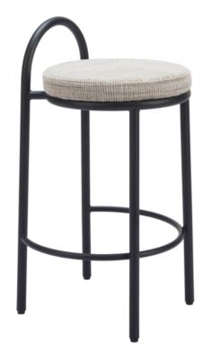 Zuo Modern Sisal Counter Stool (Set of 2) Beige Tweed