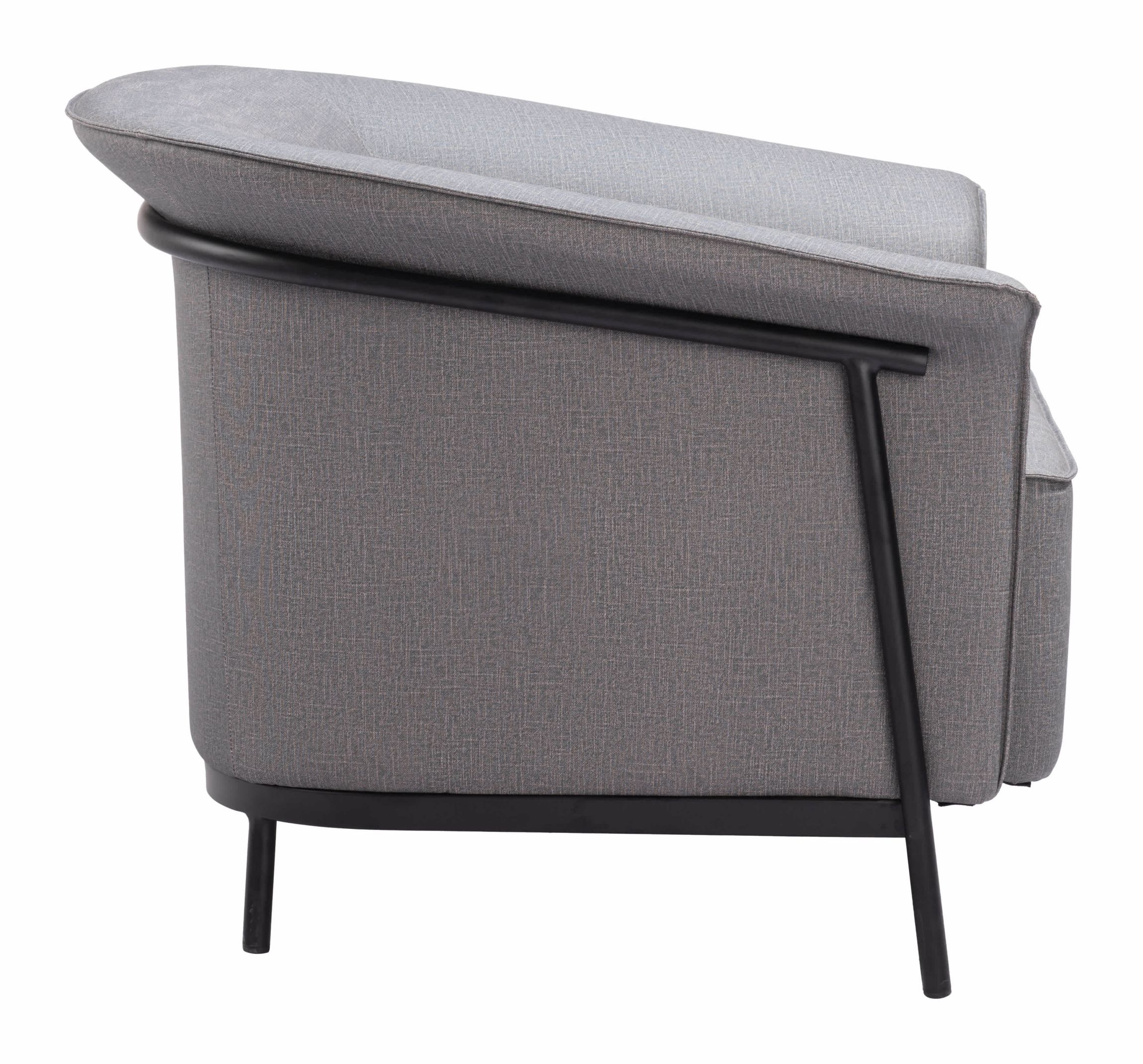 Burry Accent Chair Slate Gray