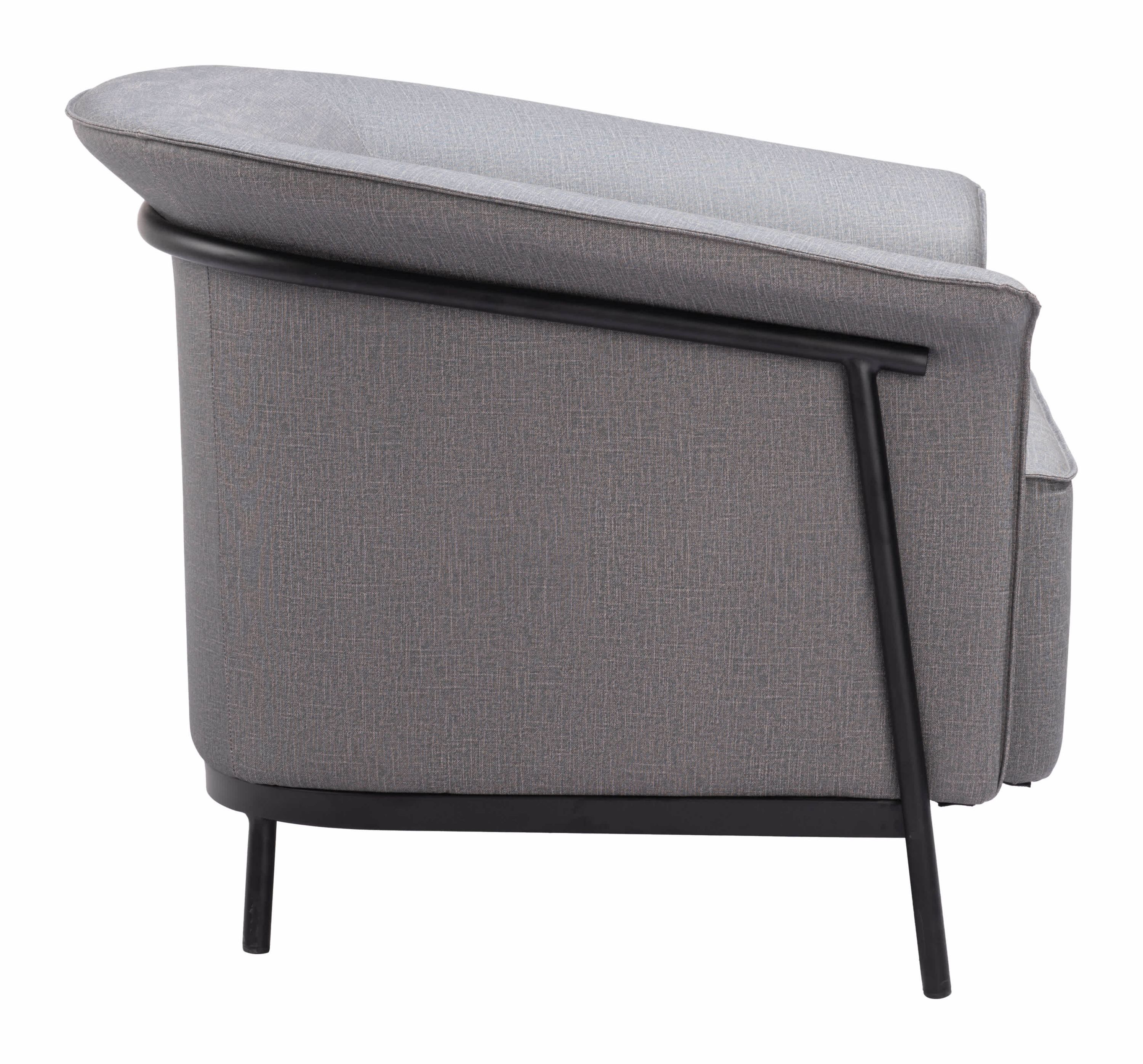 Burry Accent Chair Slate Gray