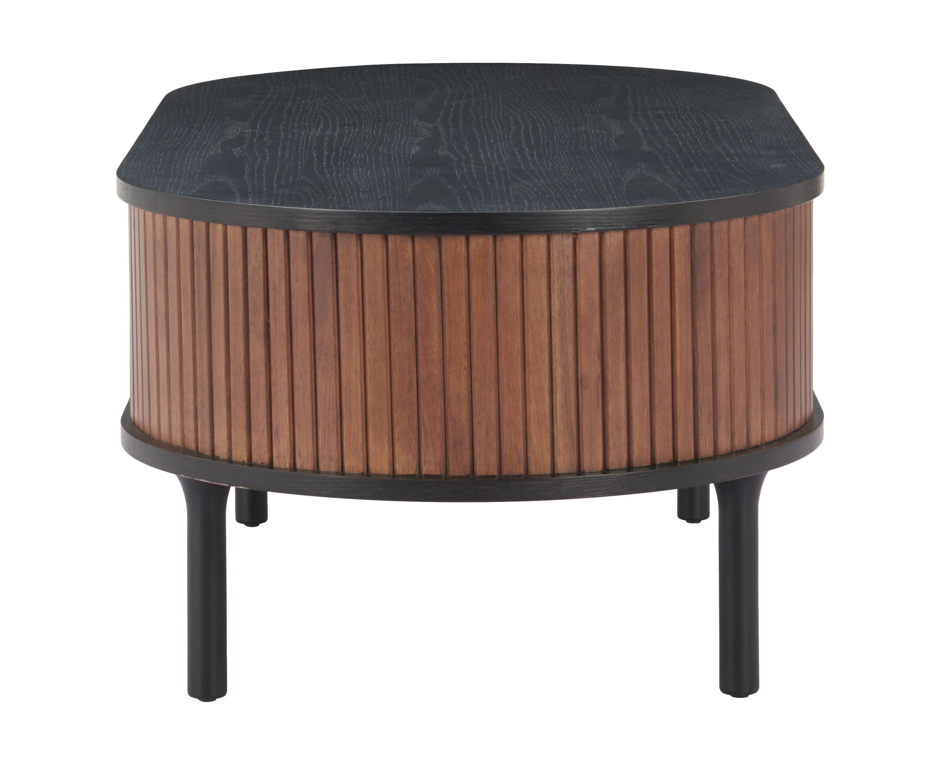 Koriana Coffee Table Black & Walnut