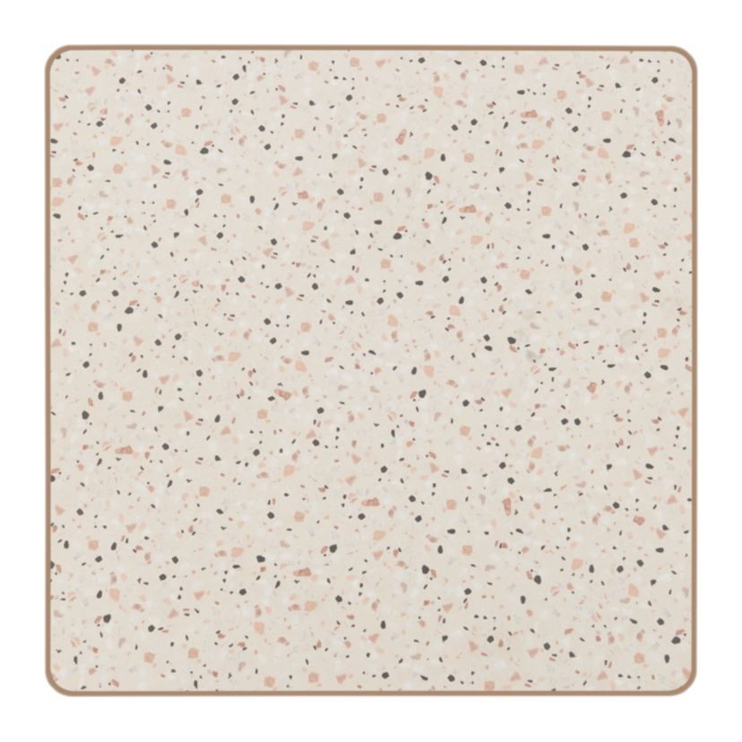 Spot Bar Table Beige & Gold