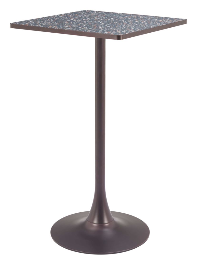 Spot Bar Table Black & Bronze