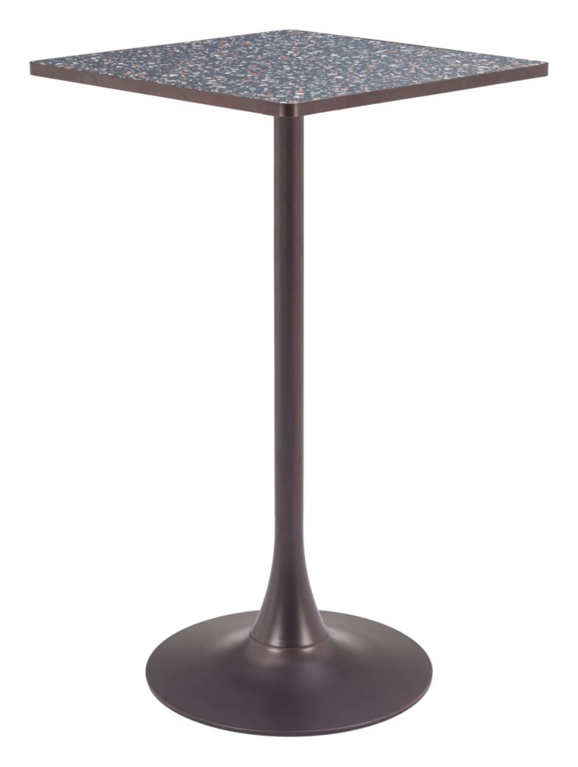 Spot Bar Table Black & Bronze