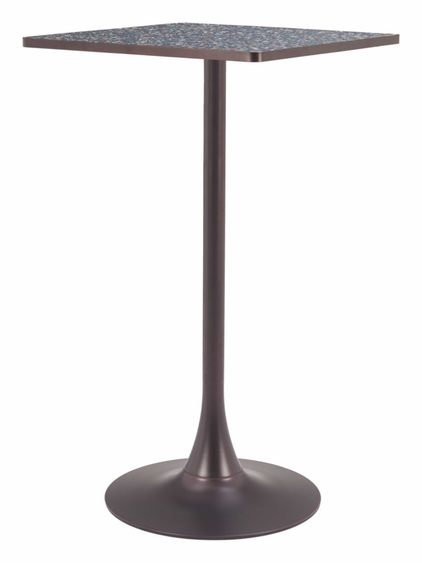 Spot Bar Table Black & Bronze