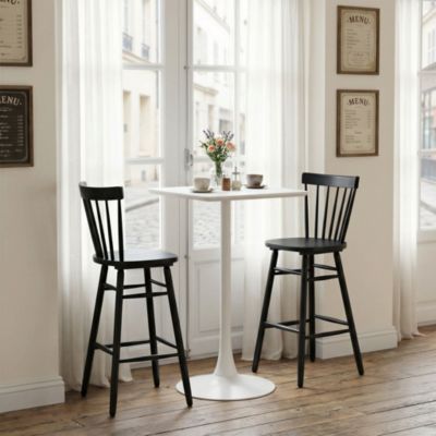 Zuo Modern Tyce Barstool (Set of 2) Black