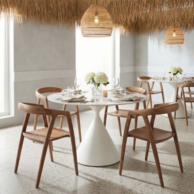 Zuo Modern Ziran Dining Chair (Set of 2) Walnut