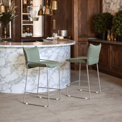 Zuo Modern Pola Counter Stool Green
